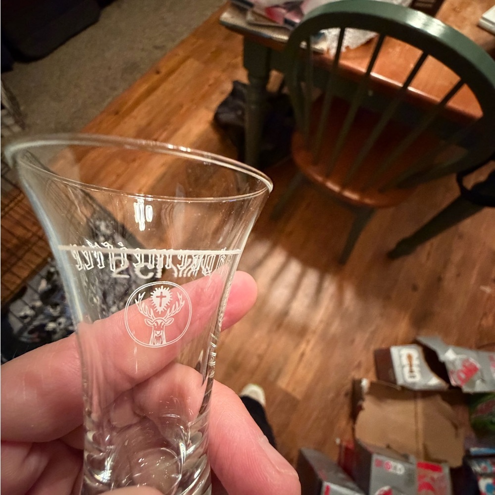 Jagermeister Tulip 2 CL shot glasses lot of 6 vintage - Picture 5 of 5